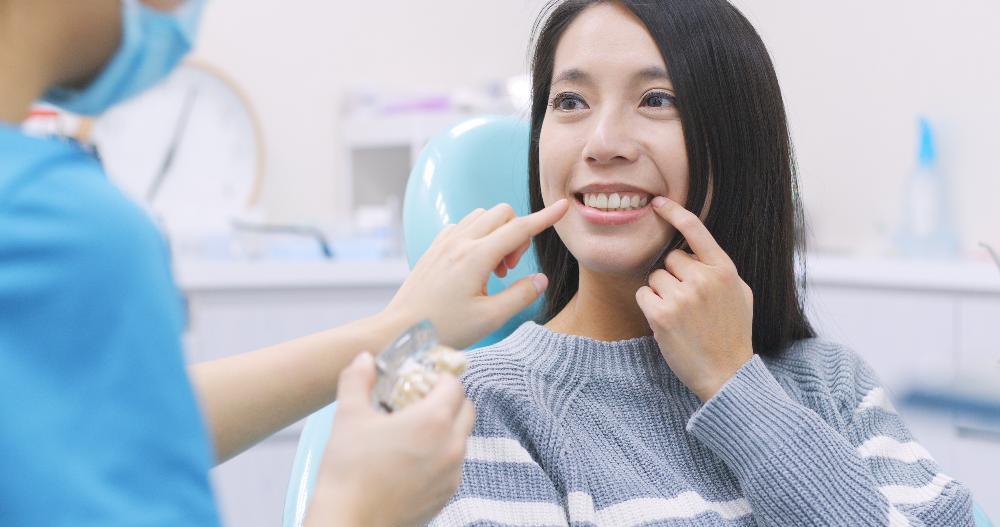 girl during full mouth reconstruction in high point nc