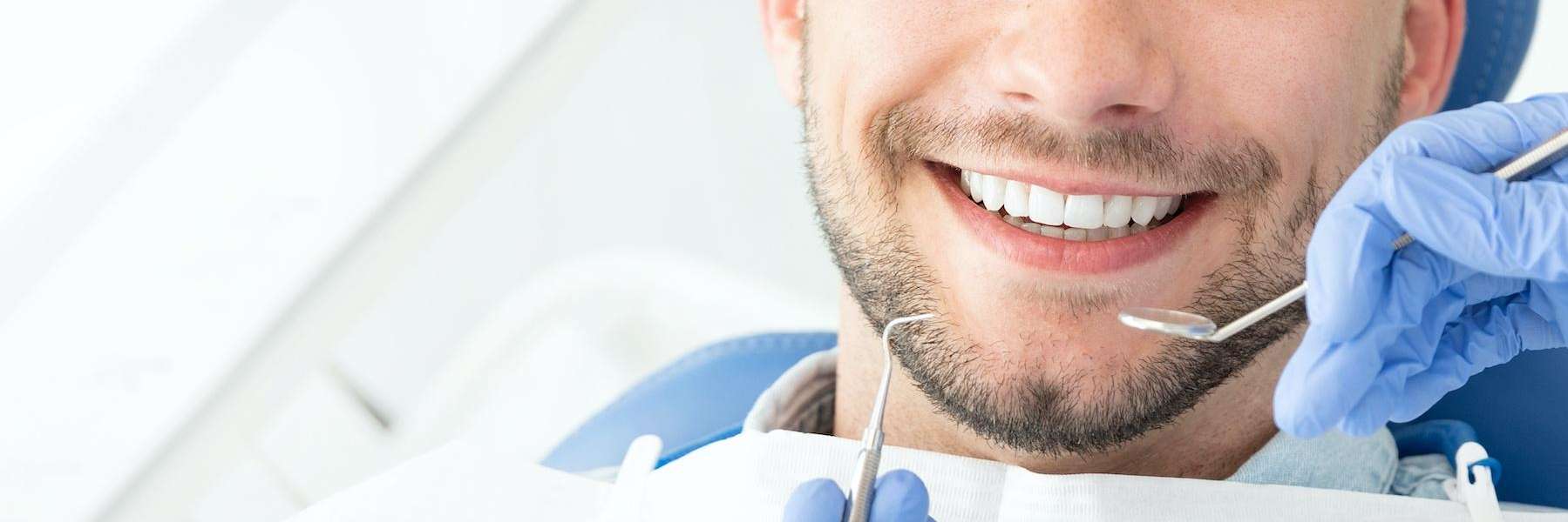 man after dental cleanings high point